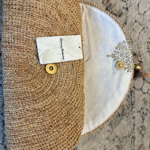 Tommy Bahama Raffia Clutch - Picture 3 of 7